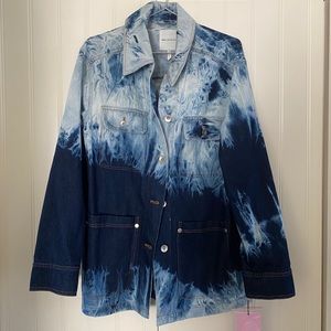 Shiloh Tie-Dye Denim Shirt Jacket